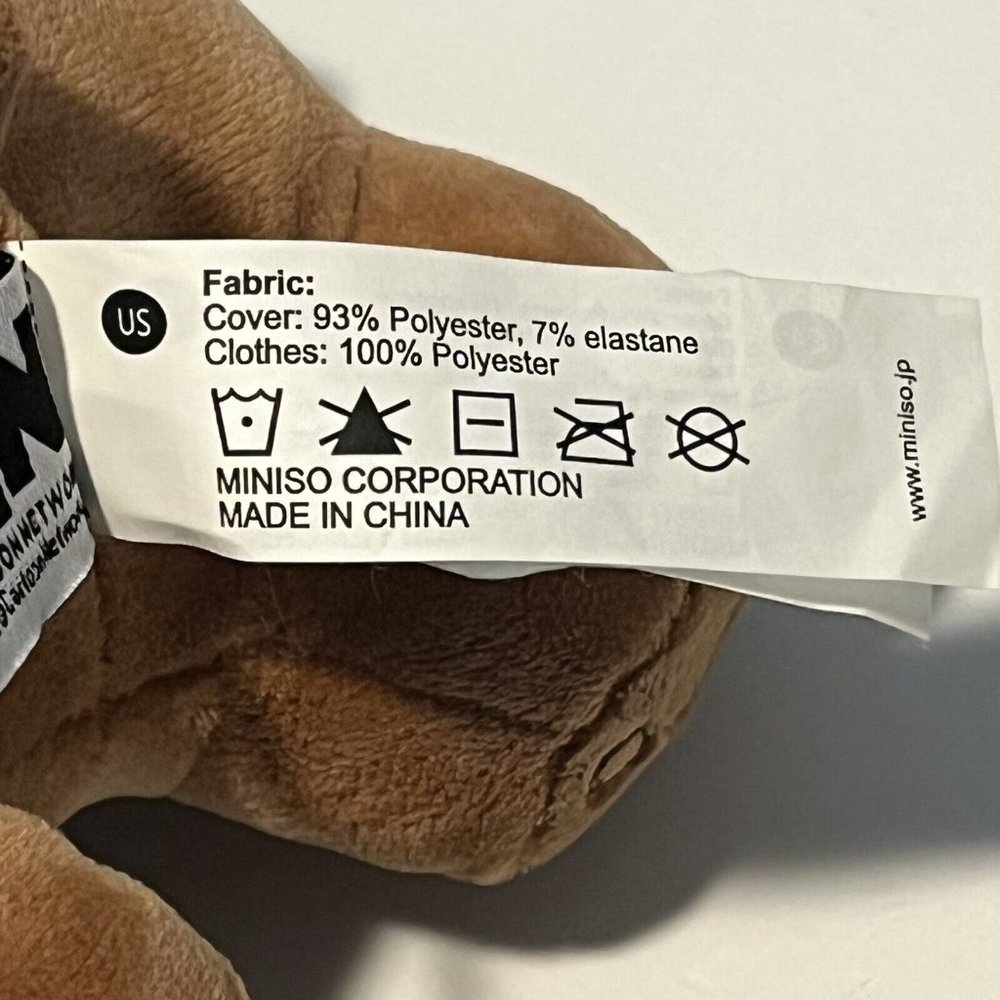 We Bare Bears Cartoon Network Grizz Grizzly Bear Plush Stuffed Animal Miniso - Picture 12 of 15